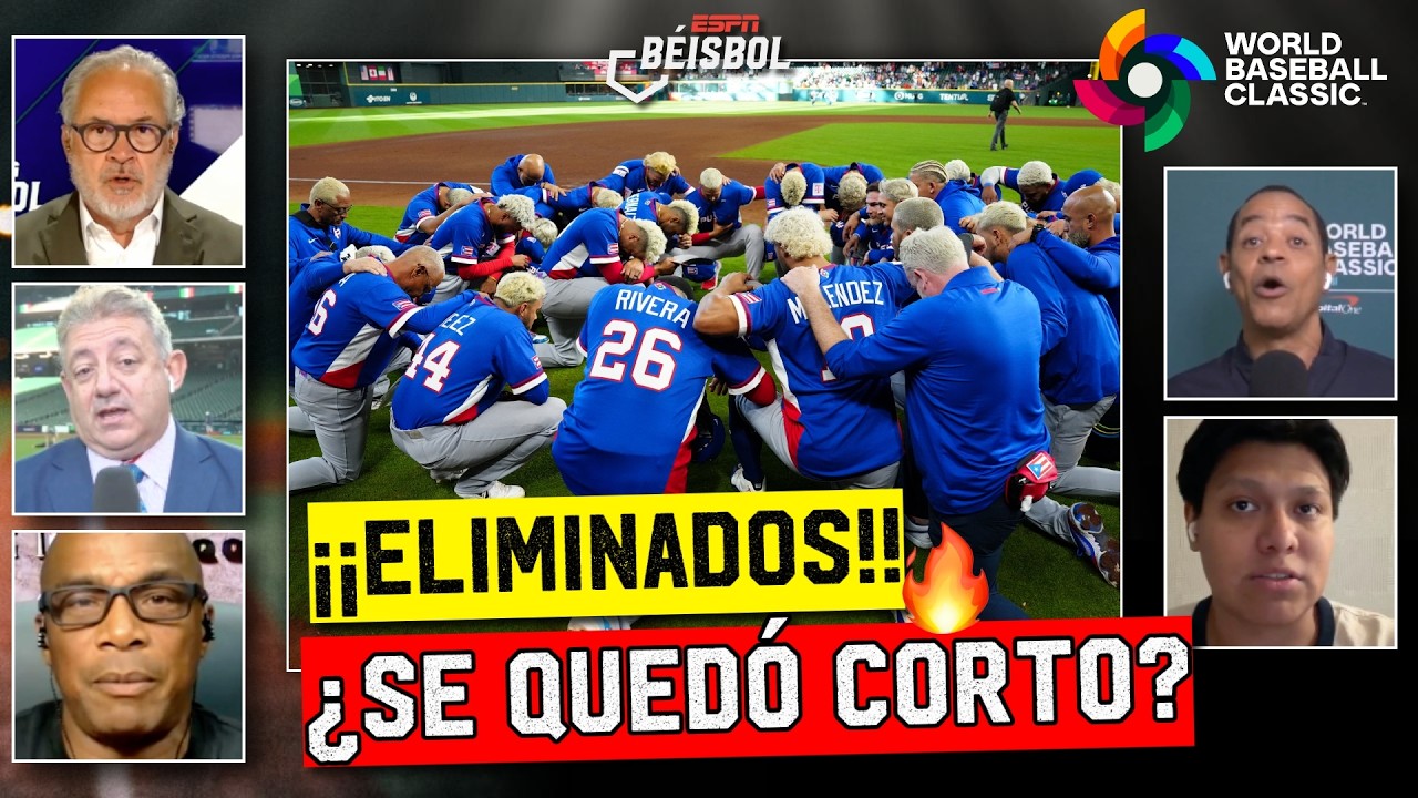PUERTO RICO NO DABA PARA MÁS, llegar a cuartos con las bajas ya fue un TRIUNFO | ESPN Beisbol