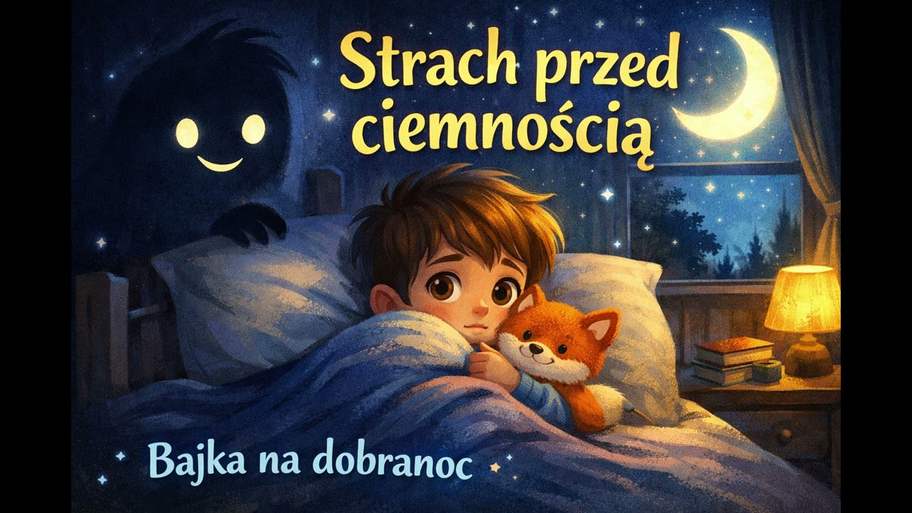 Strach przed ciemnością 🌙 Bajka na dobranoc dla dzieci | Spokojna opowieść do zasypiania