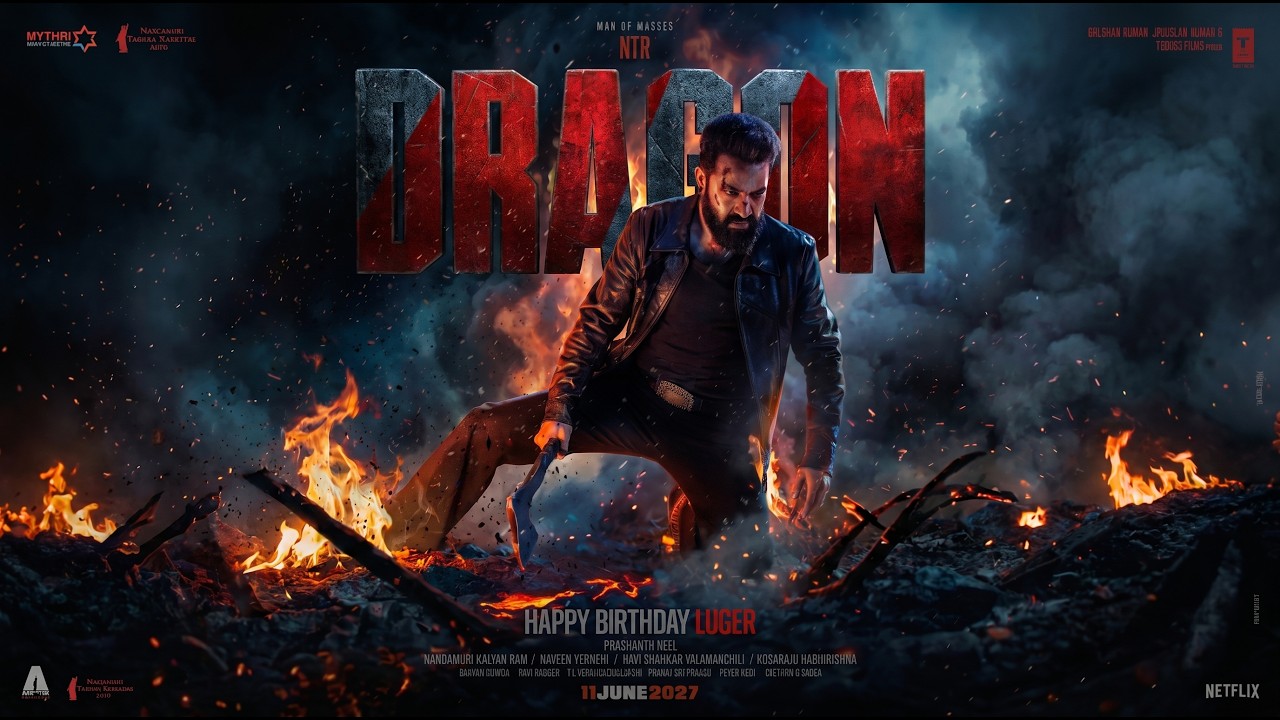 Dragon Glimpse - Telugu | NTR | Anil Kapoor| Rukmini Vasanth | Ravi Basrur | PrashanthNeel