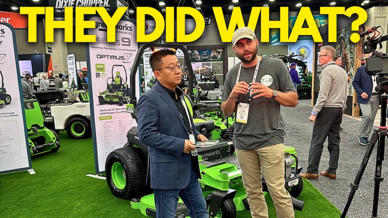 Greenworks CEO has BIG NEWS!! New Optimus Lineup!