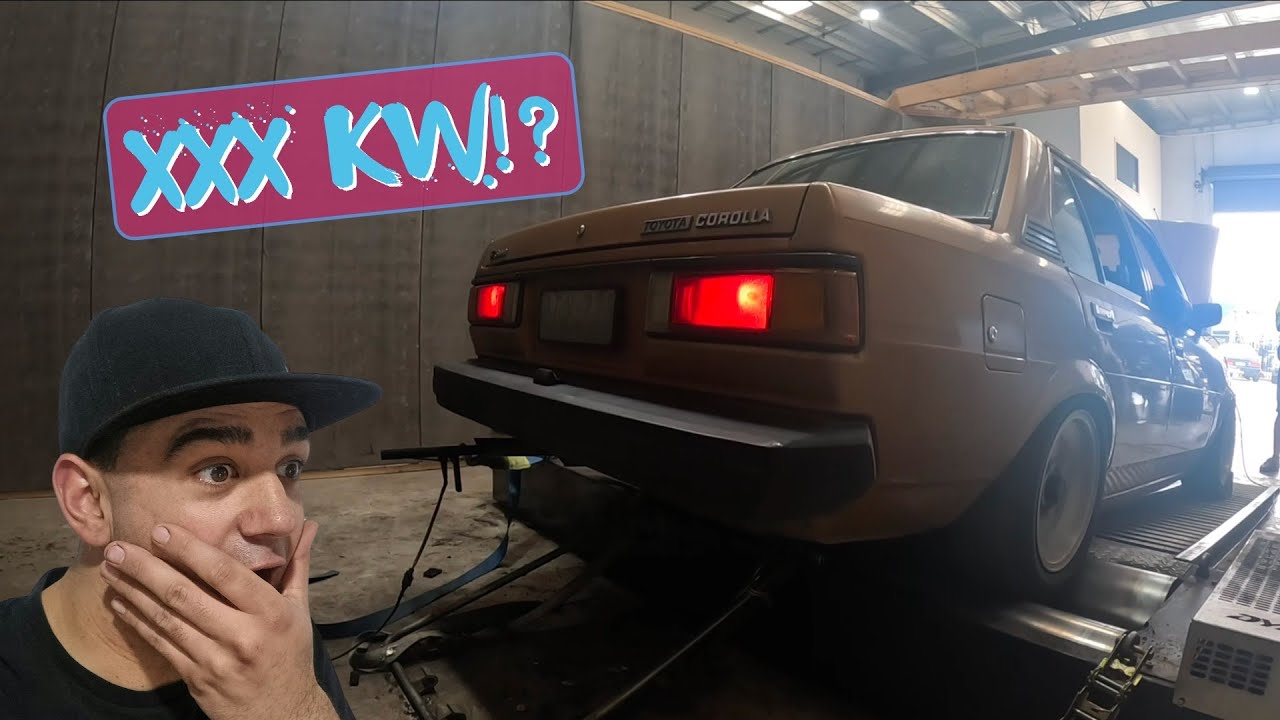 KE70 Corolla gets DYNO'D!! Toyota 4K Power FTW!
