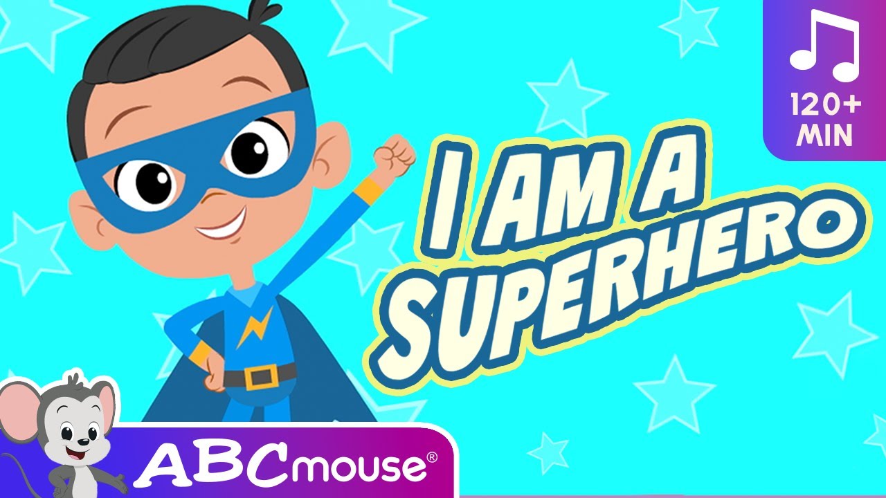 🦸‍♀️ I Am a Superhero and More! 💫 | ABCmouse Songs & Stories for Kids | 2 Hours of Learning Fun 📚🎶