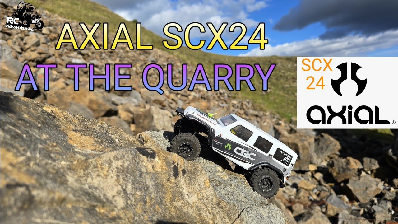 AXIAL SCX24 AT THE QUARRY