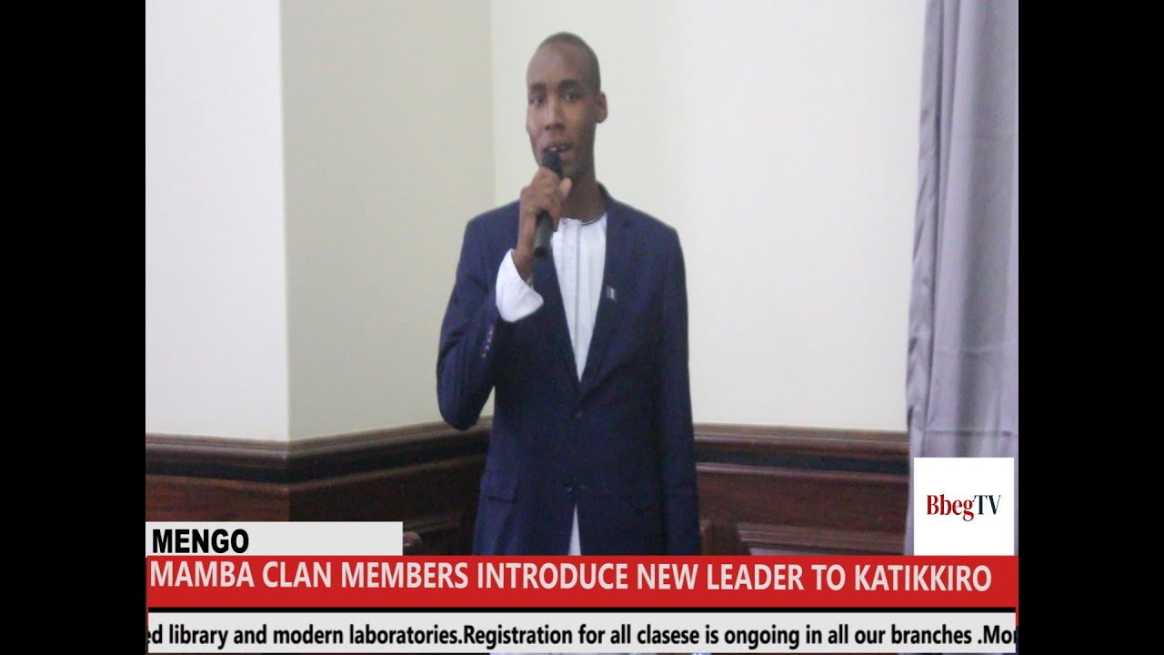 MAMBA CLAN MEMBERS INTRODUCE NEW LEADER TO KATIKKIRO