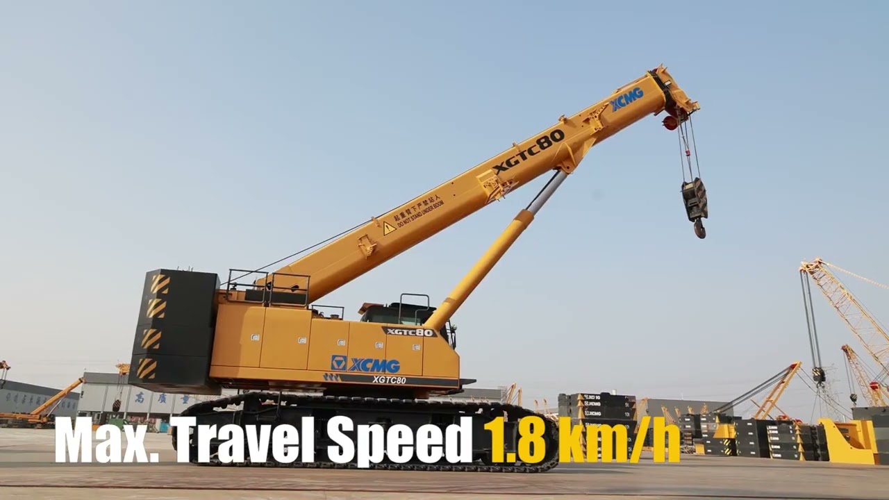 XCMG  80-ton Telescopic Crawler Crane XGTC80