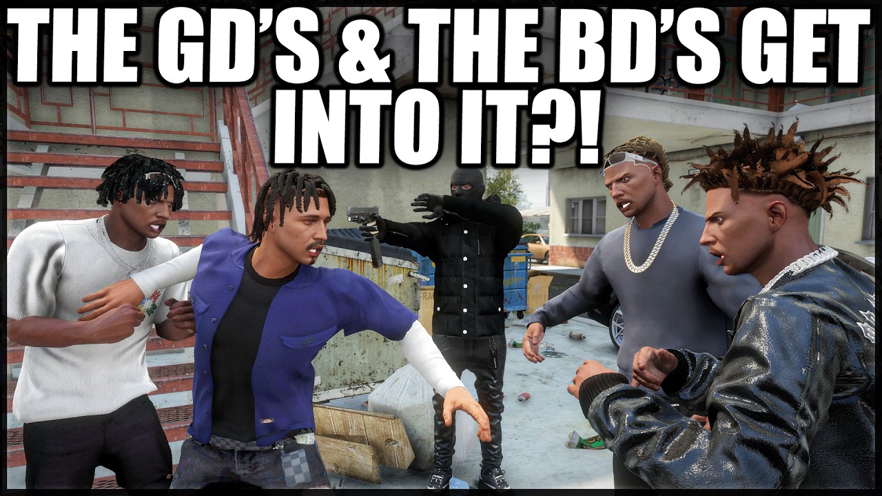 The GD's & The BD's Get Into It?! | GTA RP | GrizzleyWorld Chiraq