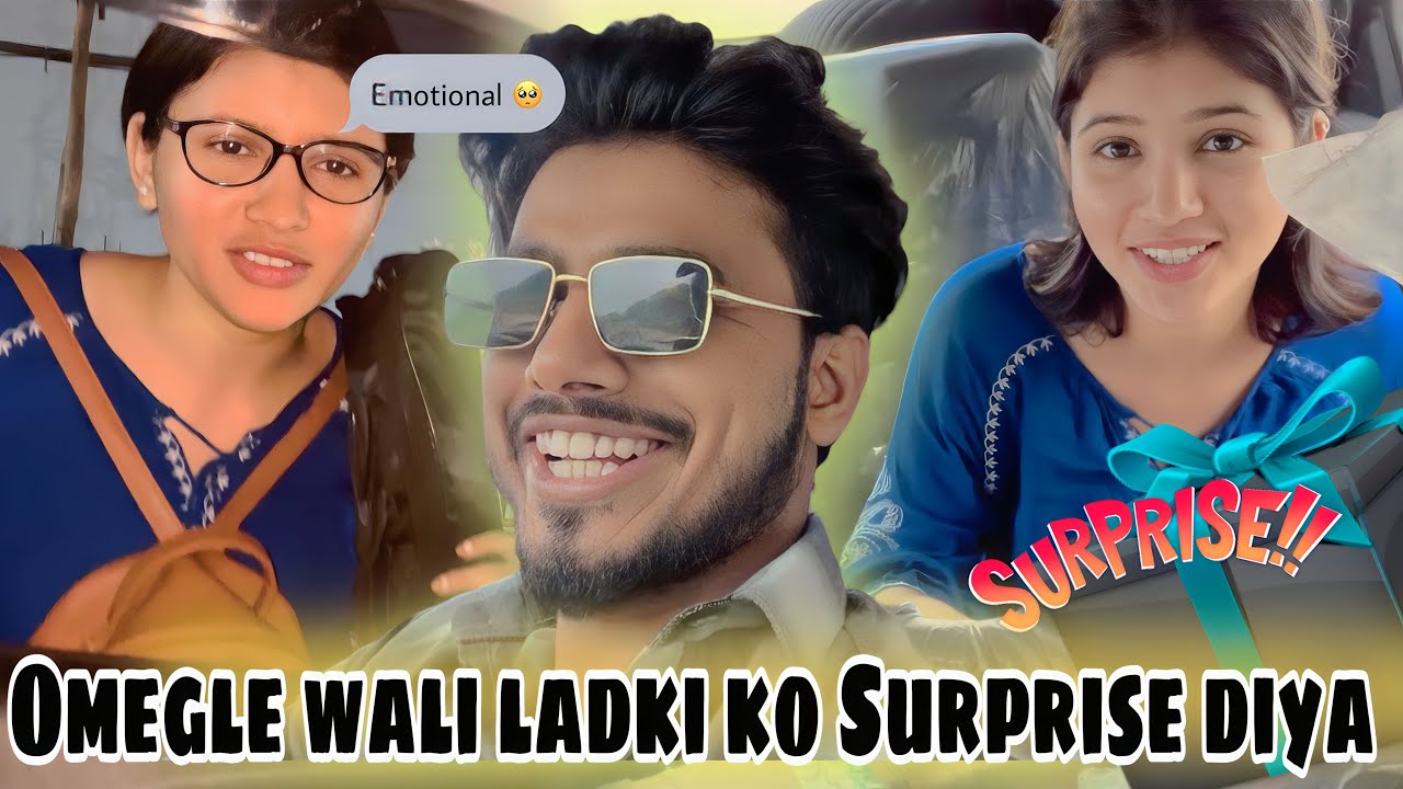 Omegle Wali Ladki ko Surprise de diya 😍 | @Adrishyaa | Omegle India