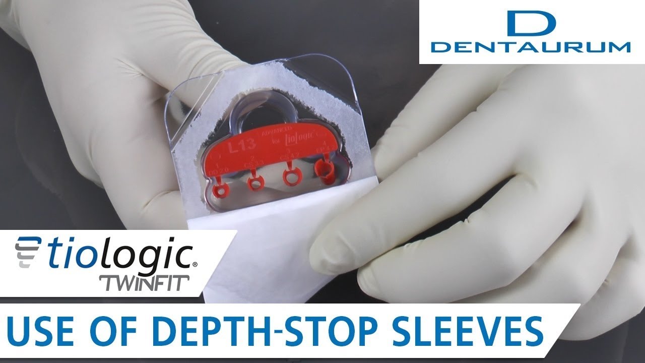 tioLogic® TWINFIT – Use of Depth-Stop Sleeves