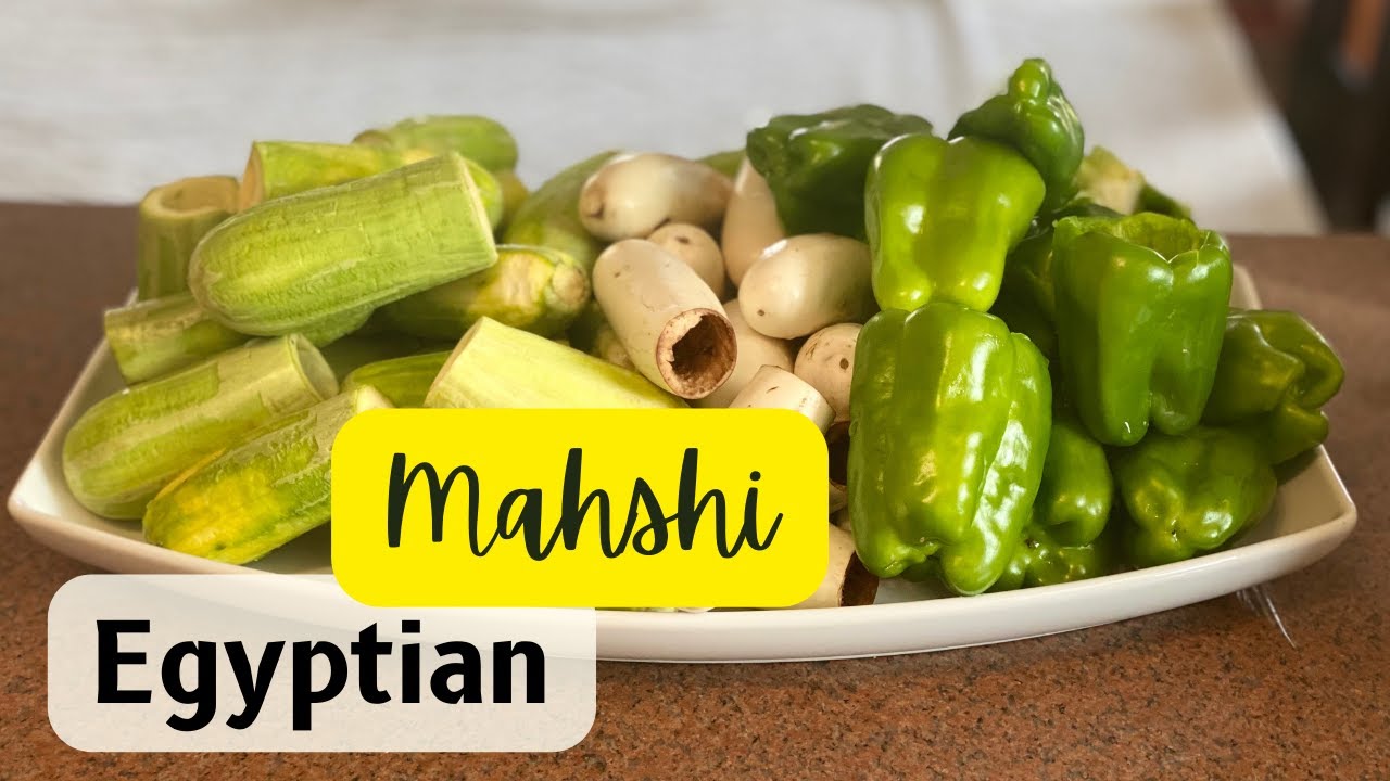 Egyptian Mahshi original recipe rice stuffed veggies