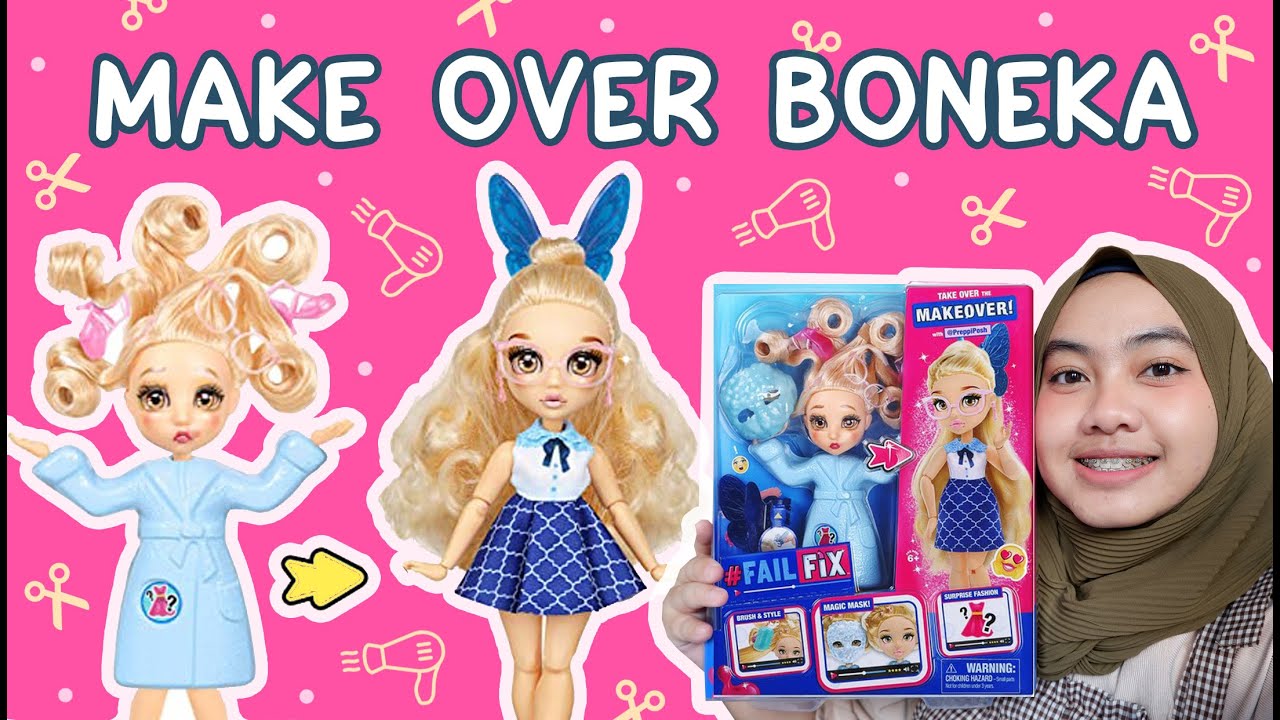 Unboxing, Review dan Make Over Boneka Fail Fix, Berhasil Gak? | Asakecil