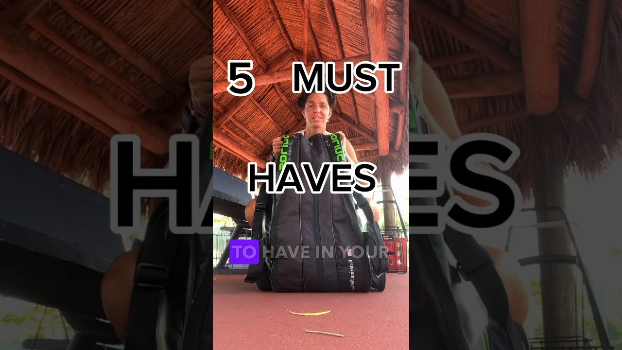 5 Must Haves In Your Tennis Bag #5essentials #5musthaves #tennis