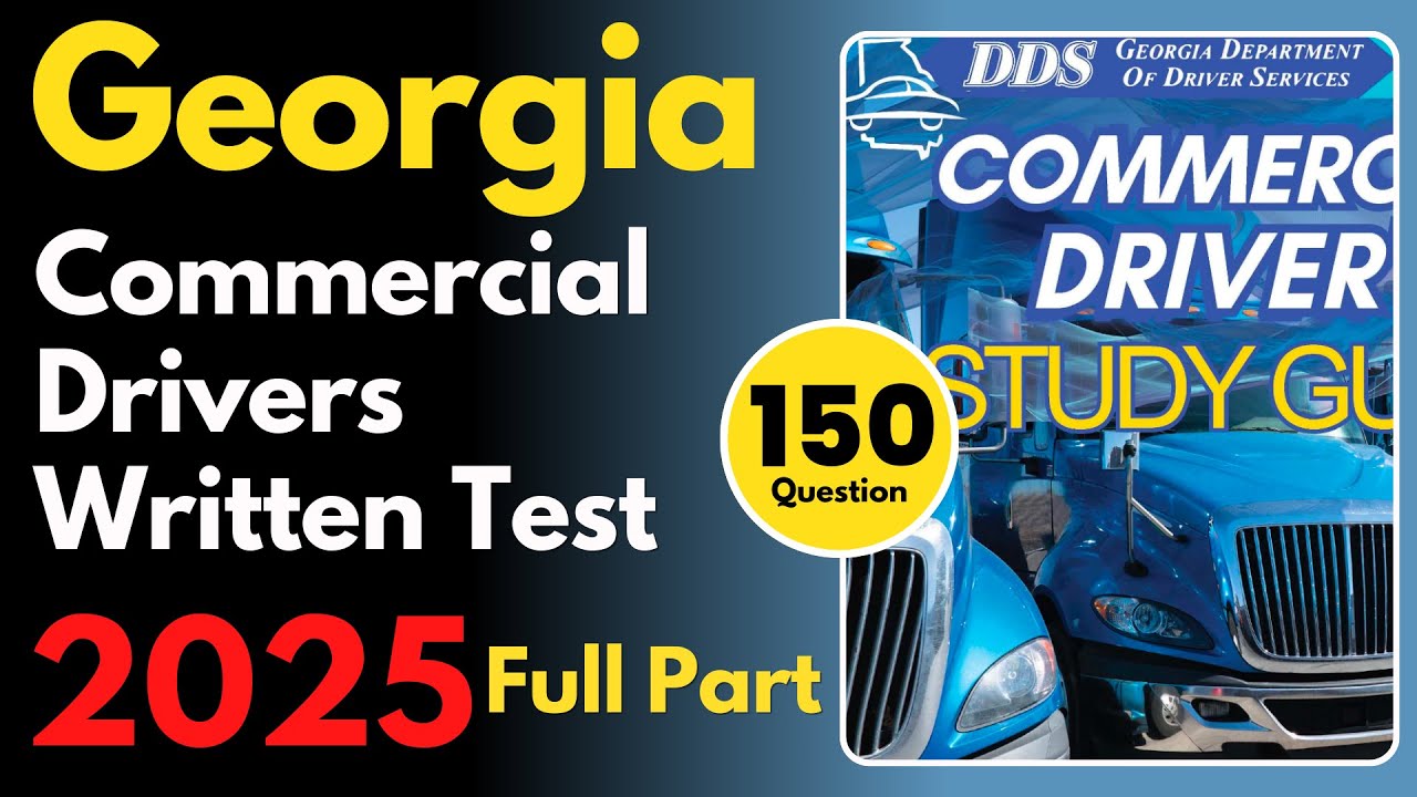 Georgia Commercial Drivers Written Practice Test | Full Part | CDL Drivers Written Practice Test