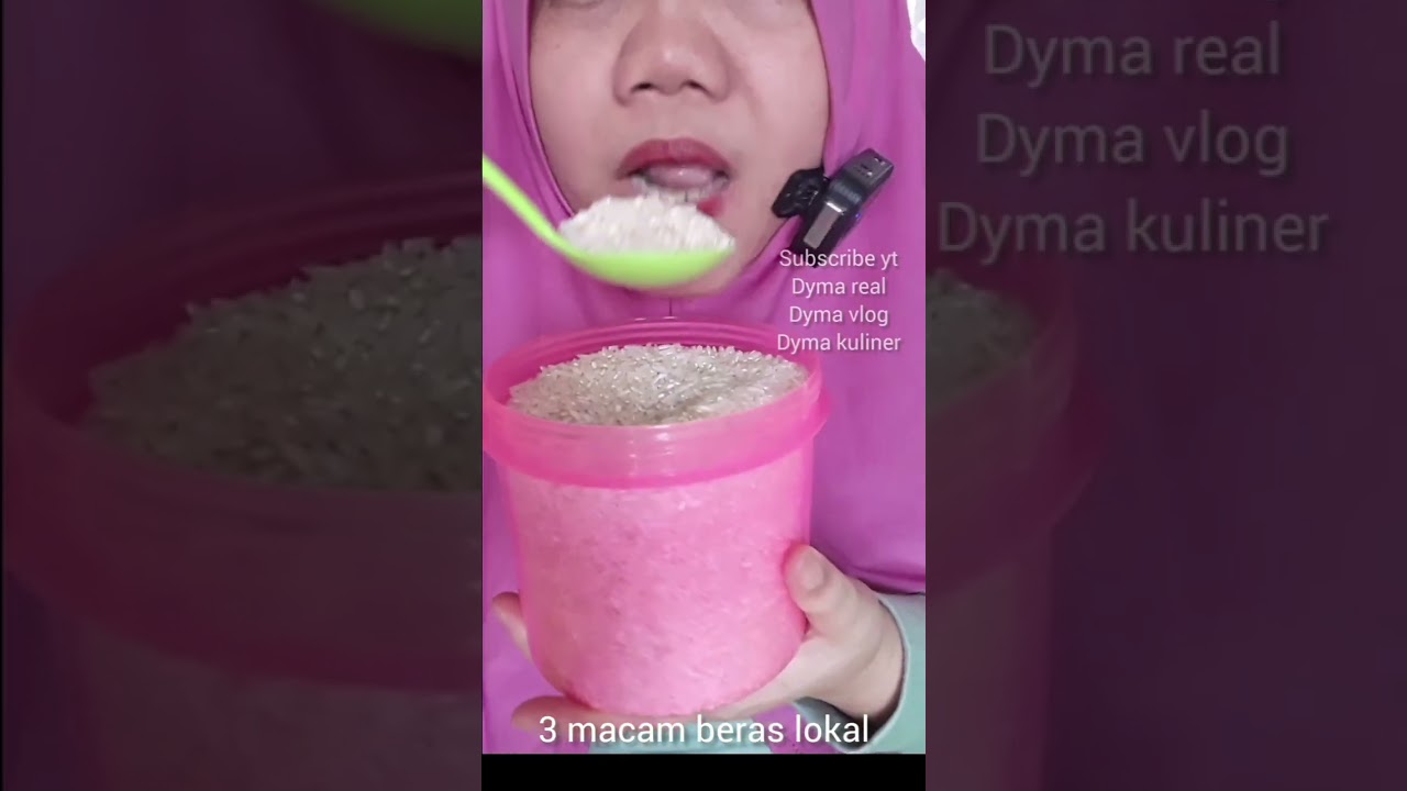 DYMA KULINER 💕Kompilasi DiToples💕Makan Beras mentah #asmr #mukbang @Dymakuliner 