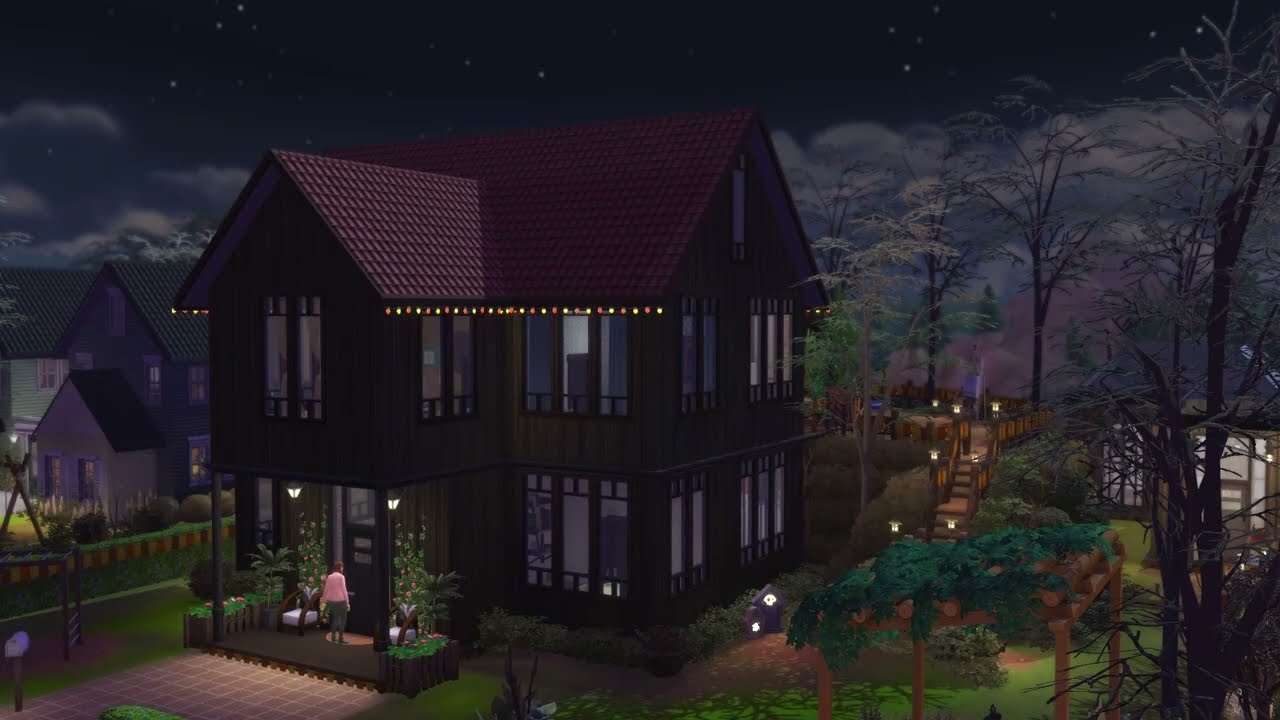 ❄️눈 속에 숨겨진 심즈4 집? #sims4