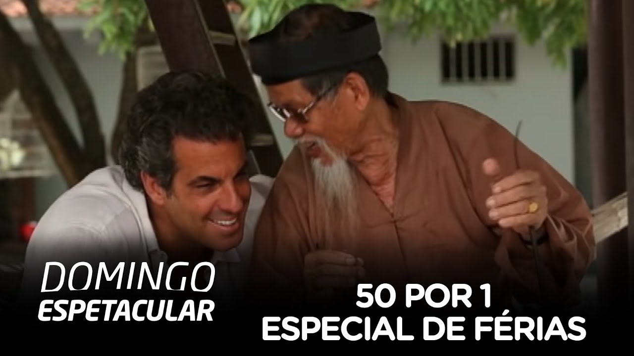 Acompanhe Álvaro Garnero no 50 por 1 especial de férias