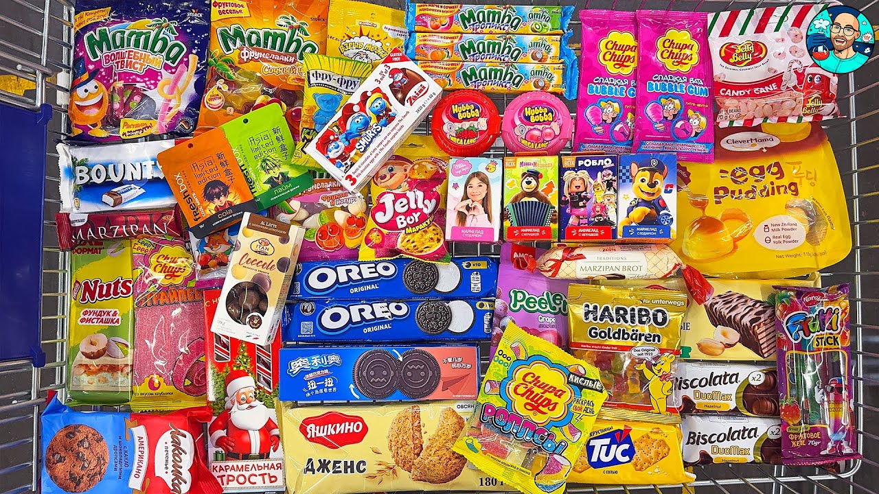 Море Конфет и Сладостей 🍬 Киндер Сюрприз Щенячий Патруль, Роблокс, Маша и Медведь, Смурфики, Haribo