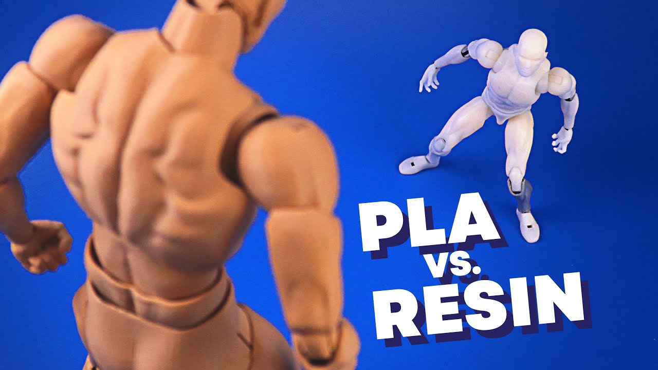 3D-печатная фигурка — смола против PLA #jlc3dp