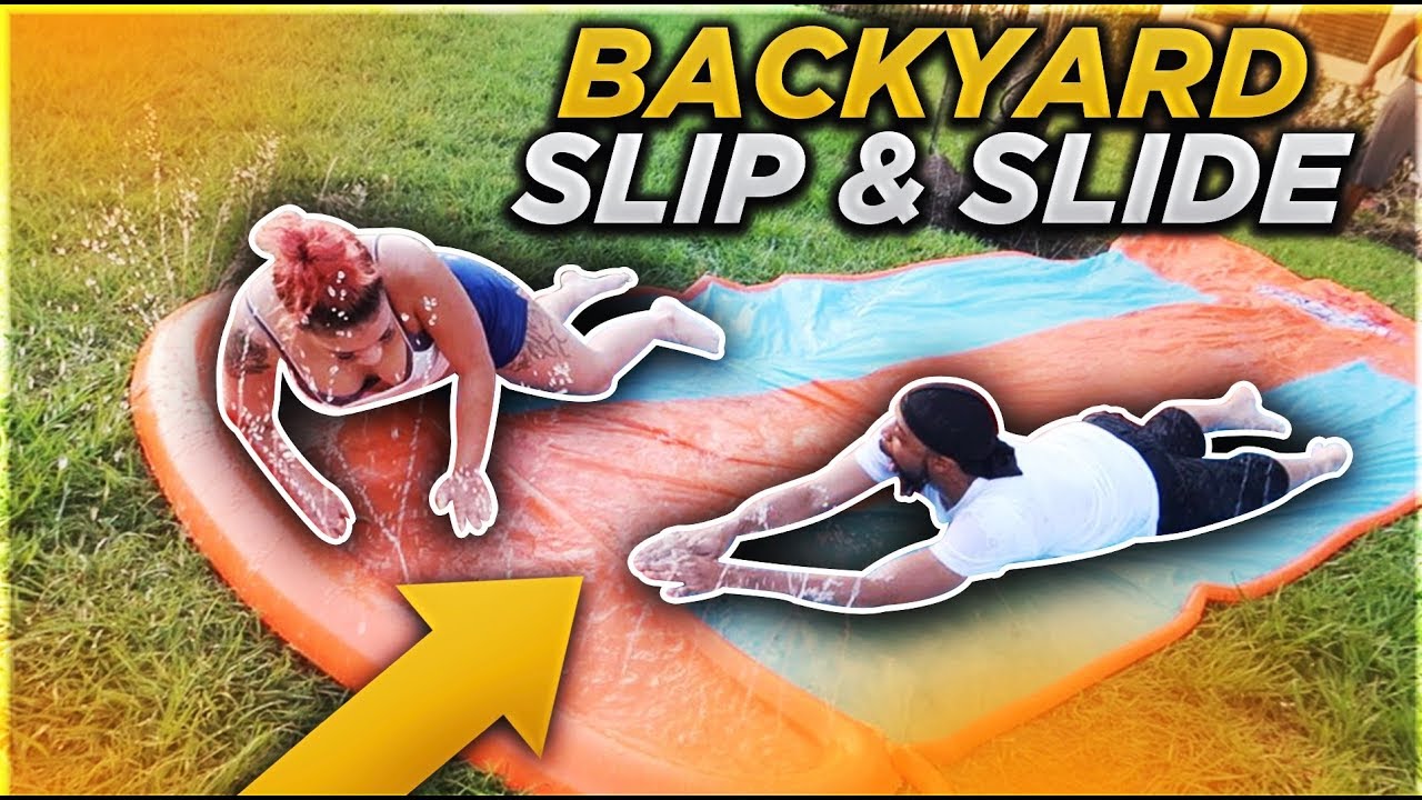 WORLDS BIGGEST BACKYARD WATERSLIDE!!