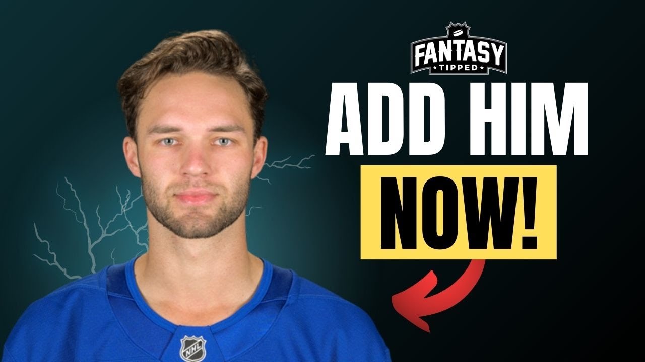 Add THESE Players - Waiver Wire Week 9 - Fantasy Hockey 2025/26