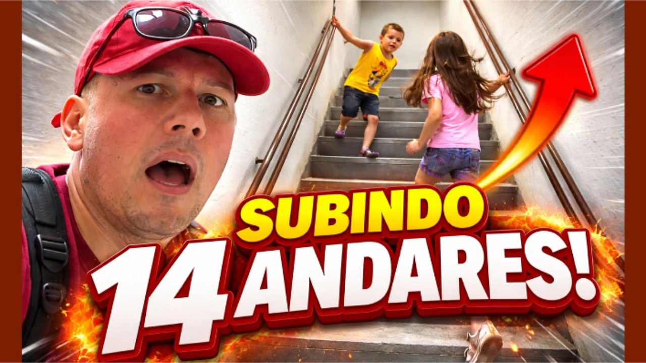 Subimos 14 andares de escada! Será?