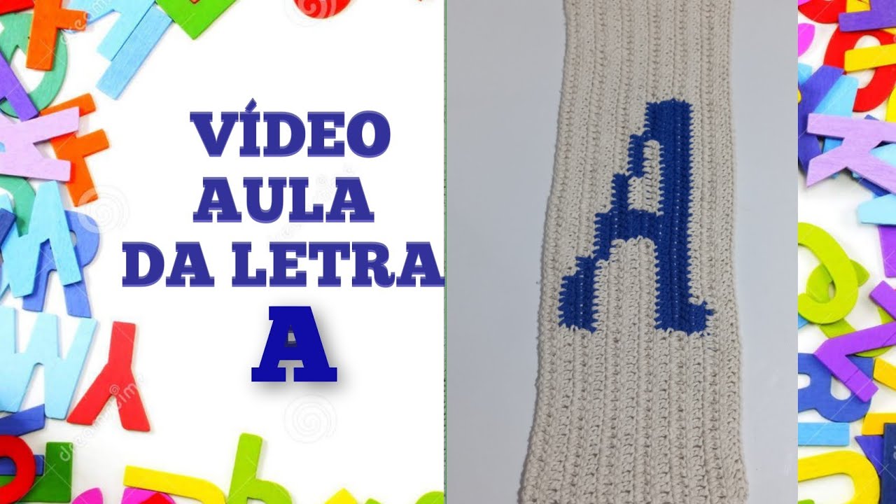 Passo a passo da letra A em crochê no fio conduzido, vou estar fazendo a vídeo aula do #alfabeto 😊