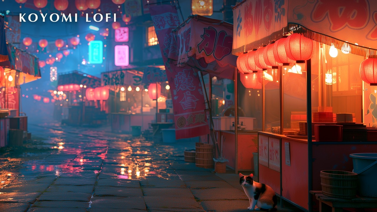 🏮 Summer Festival Night in Japan &mdash; Japanese Lofi for Study & Work