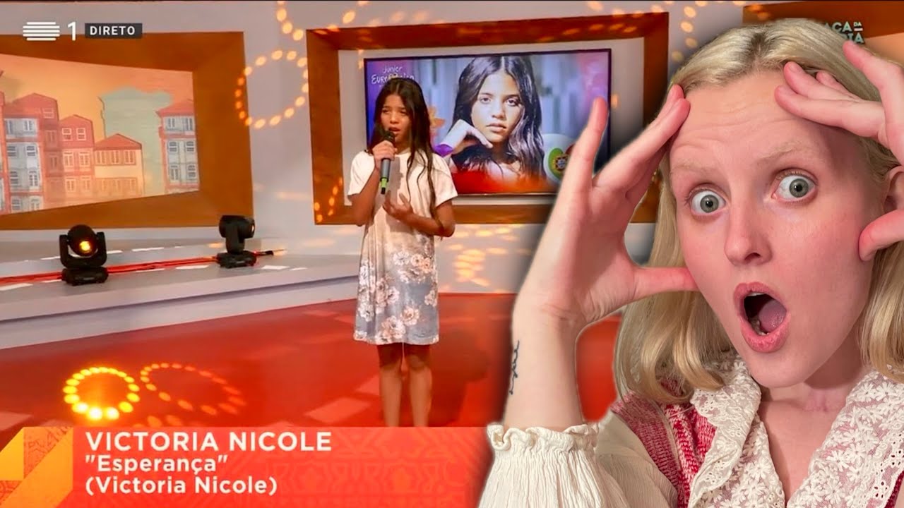 PSYCHOLOGIST REACT: Victoria Nicole - Esperan&ccedil;a (first live performance, Pra&ccedil;a Da Alegria) JESC 2024