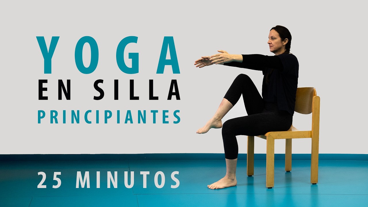 Yoga Fácil en Silla | Para adultos mayores y principiantes | Practica de 25 minutos