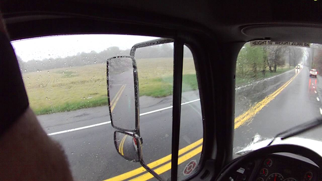 Driving Ambulance 717 in heavy rain