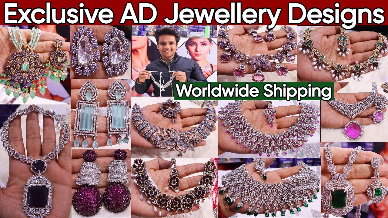 Latest Exclusive AD Designer Jewellery Collection 2024 |New Trending Premium Bridal Jewellery Market