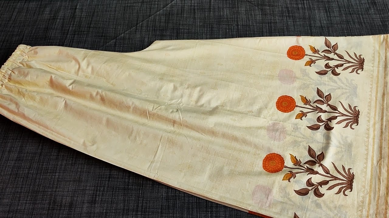 Ladies Pajama Type Palazzo Pant Cutting and Stitching in Hindi || DIY Palazzo Pant With Easy Method