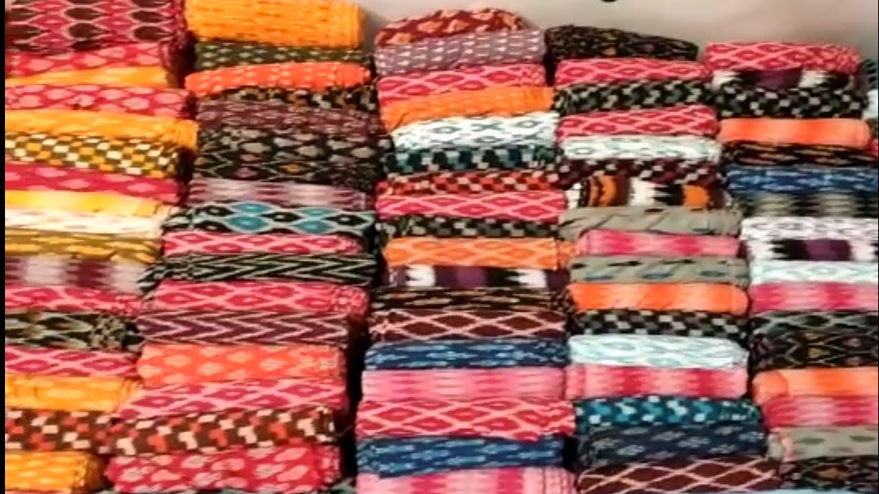 Pure Handloom Ikkat cotton Fabrics & Dress materials with price & address | courier available