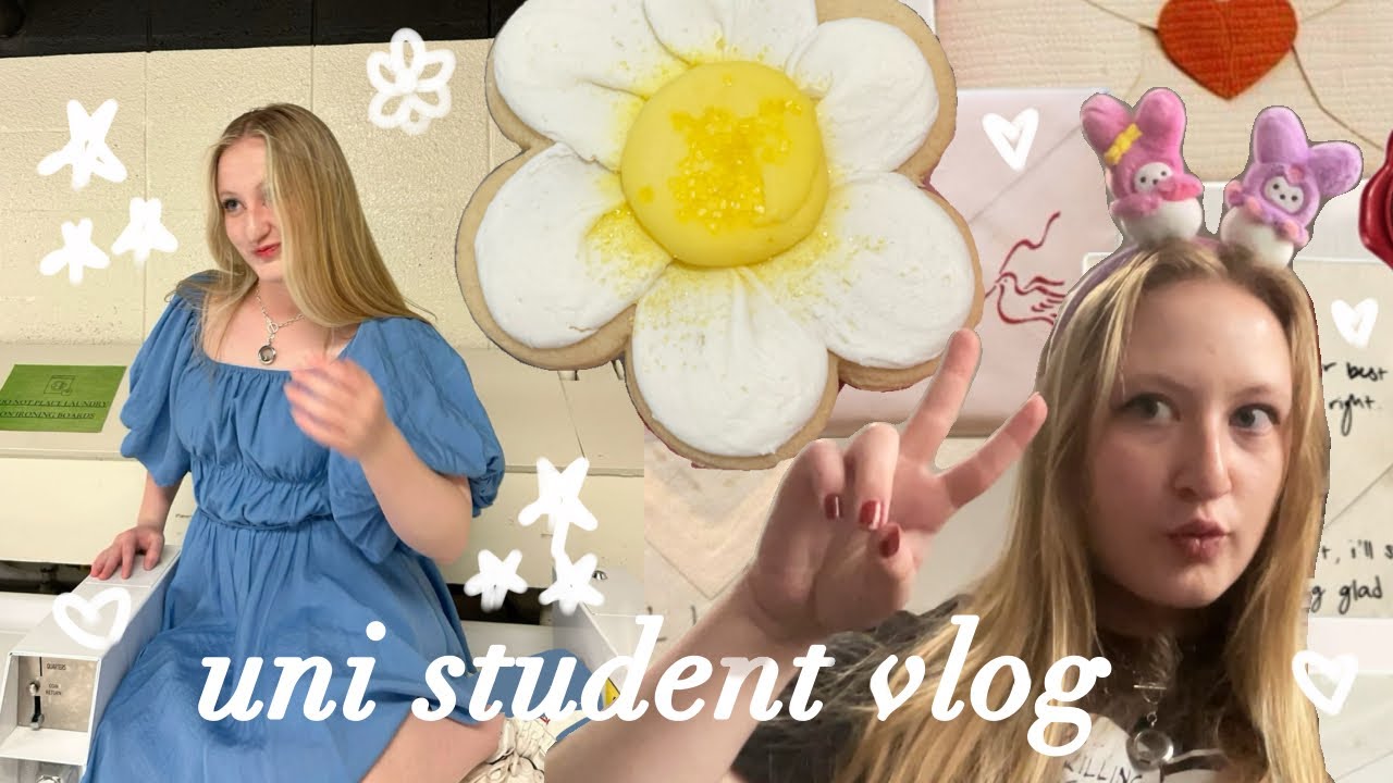 trying Japanese snacks! | 💌🌿spring uni student vlog, dyeing my hair, Miffy, end of semester 🍰