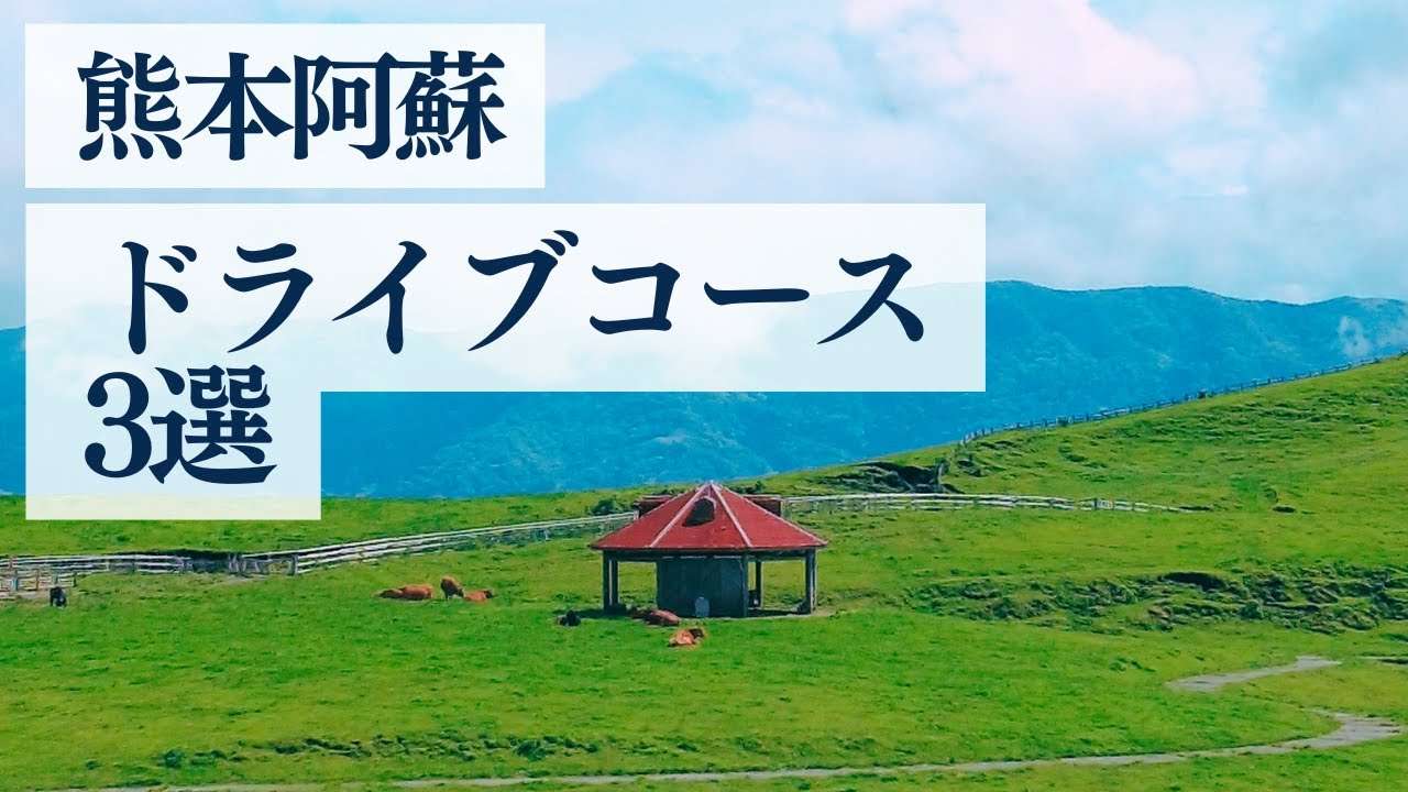 【熊本女子旅】最強の阿蘇ドライブコース！景色が良い場所3選！GWに特におすすめ！【熊本観光】