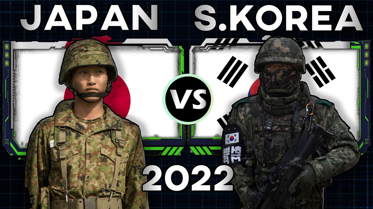 Japan vs South Korea Military Power Comparison 2022