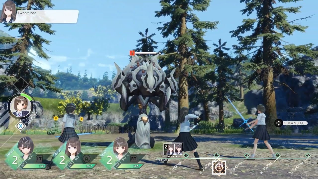 Blue Reflection: Second Light Dantalion Boss Fight