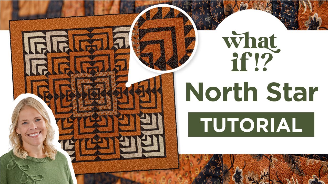 Fall Inspired Quilt | What If Series - North Star Quilt