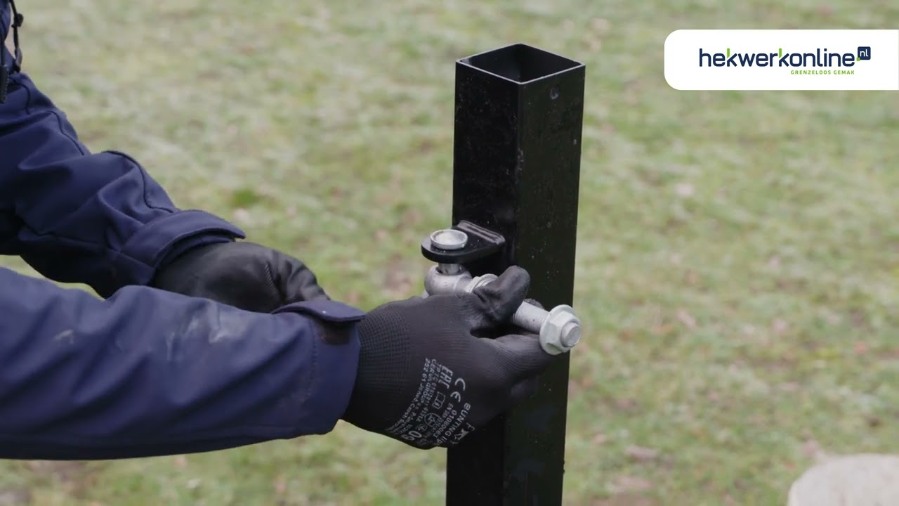 Montagevideo Metalen poort