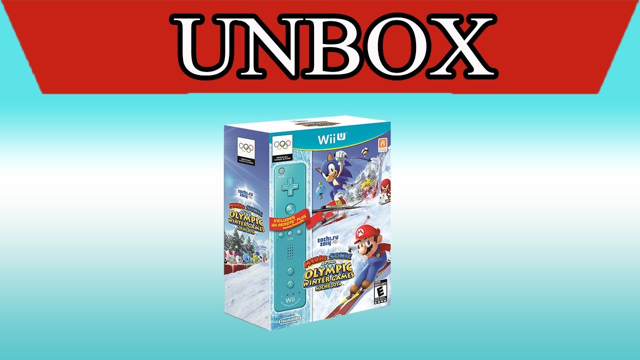 Unbox [PT-BR] - Mario & Sonic Winter Games 2014 Bundle