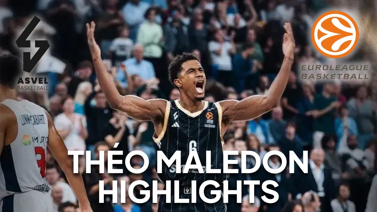 Th&eacute;o Maledon Highlights&nbsp;- Euroleague 2024-25 (ASVEL)