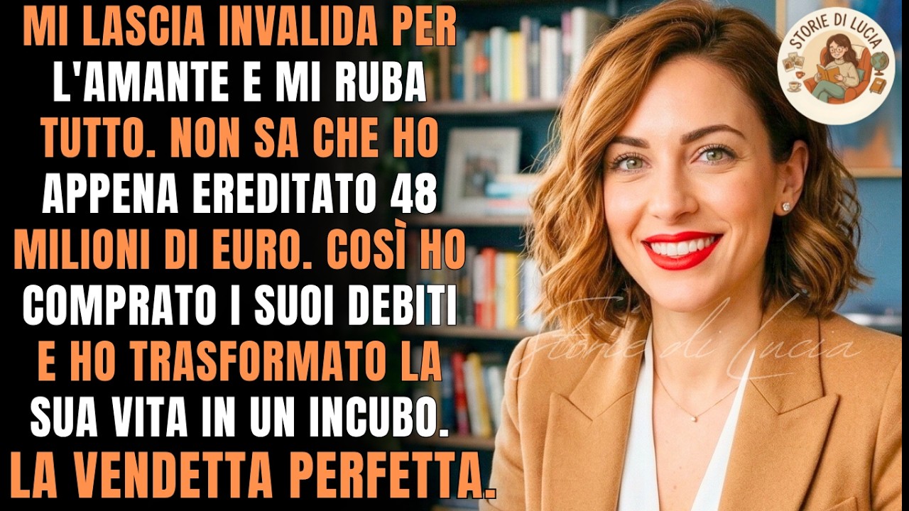 Mi abbandona paralizzata in ospedale per l'amante. Al gala scopre il mio segreto e sbianca... 😱
