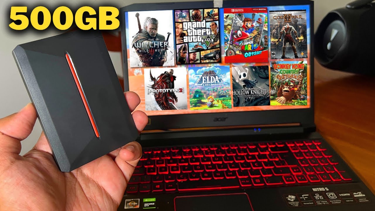 HD COM JOGOS DE PS1, PS2, PS3, PS4, PC, NINTENDO SWITCH, WII, WII-U GAME CUBE E MAIS VALE A PENA ?