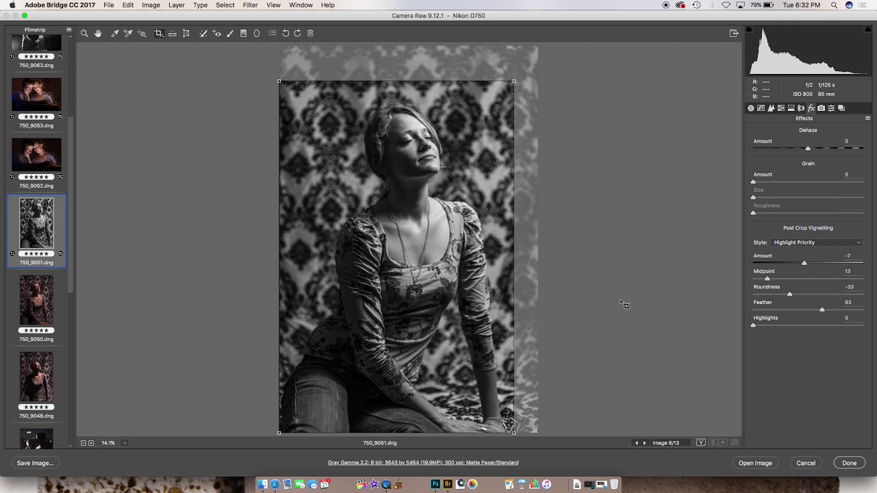 Saving presets in Adobe Camera Raw