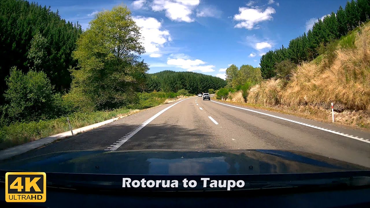 [4K] Rotorua to Taupo | Dashcam | New Zealand