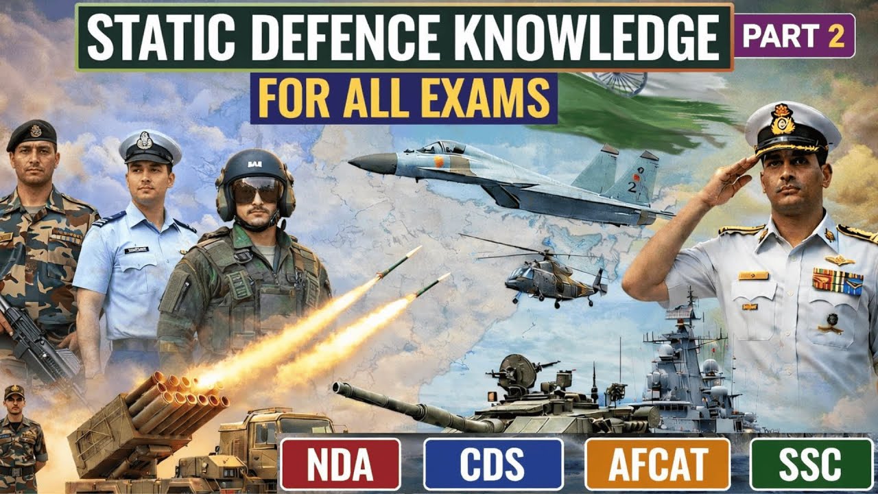 AFCAT 1 2026 Defence Updates One Shot | Part 2 | Indian Army Navy Air Force | Defence GK for AFCAT