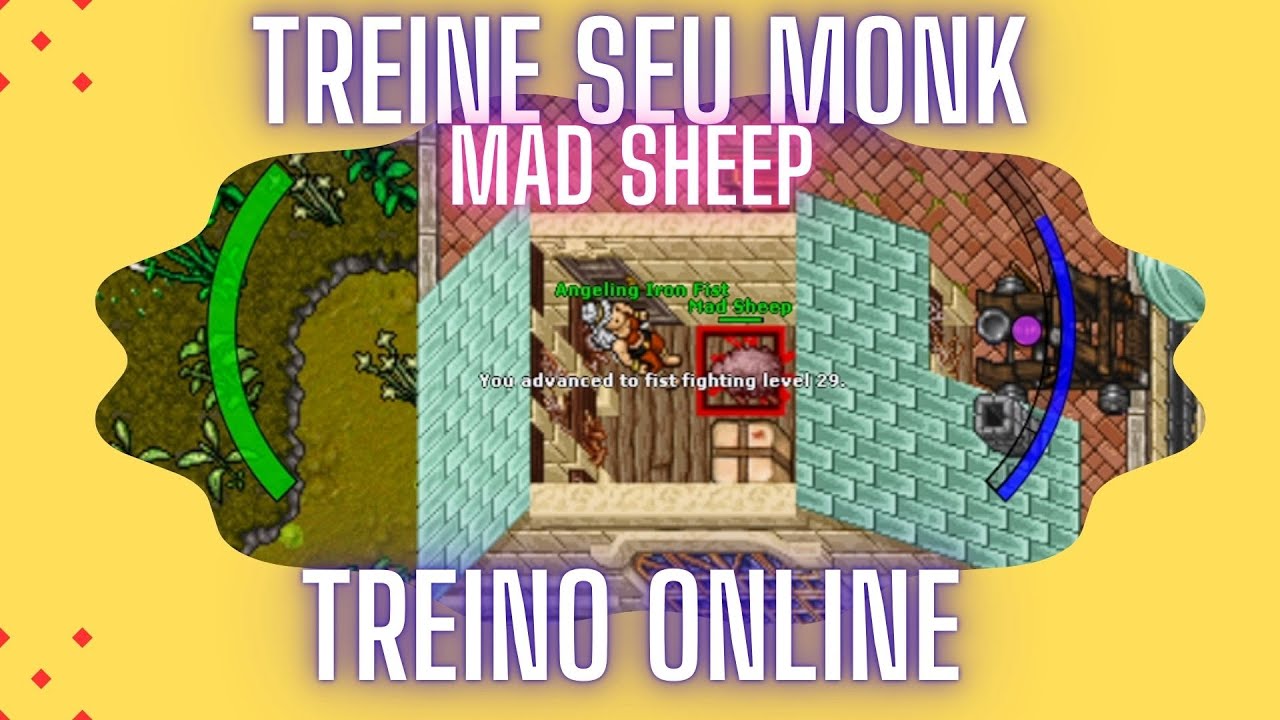 TIBIA - MONK ONLINE TRAINING FIST FIGHT