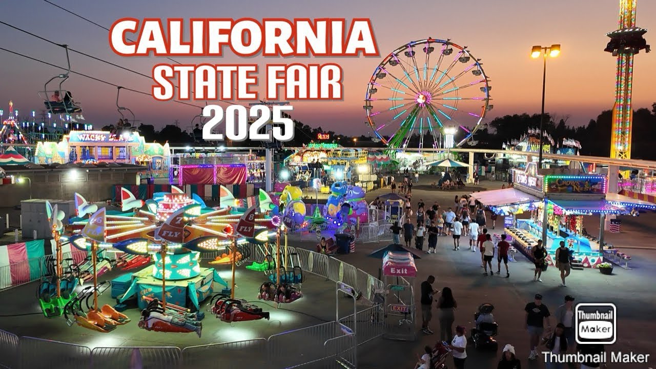 CALIFORNIA STATE FAIR 2025, NEW RIDES AND FOOD