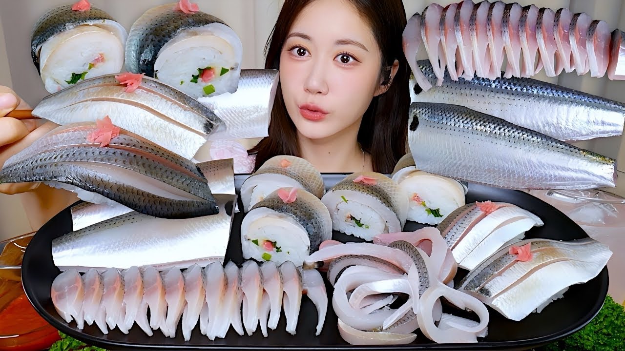 가을 전어 한상🐟✨전어초밥, 통전어, 봉초밥, 세꼬시 다 드루와🤍 Raw Fish コノシロ | Mukbang ASMR
