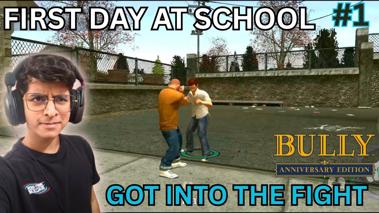 MY FIRST DAY AT BULLWORTH ACADEMY WAS CHAOS 😬 (BULLY GAMEPLAY).