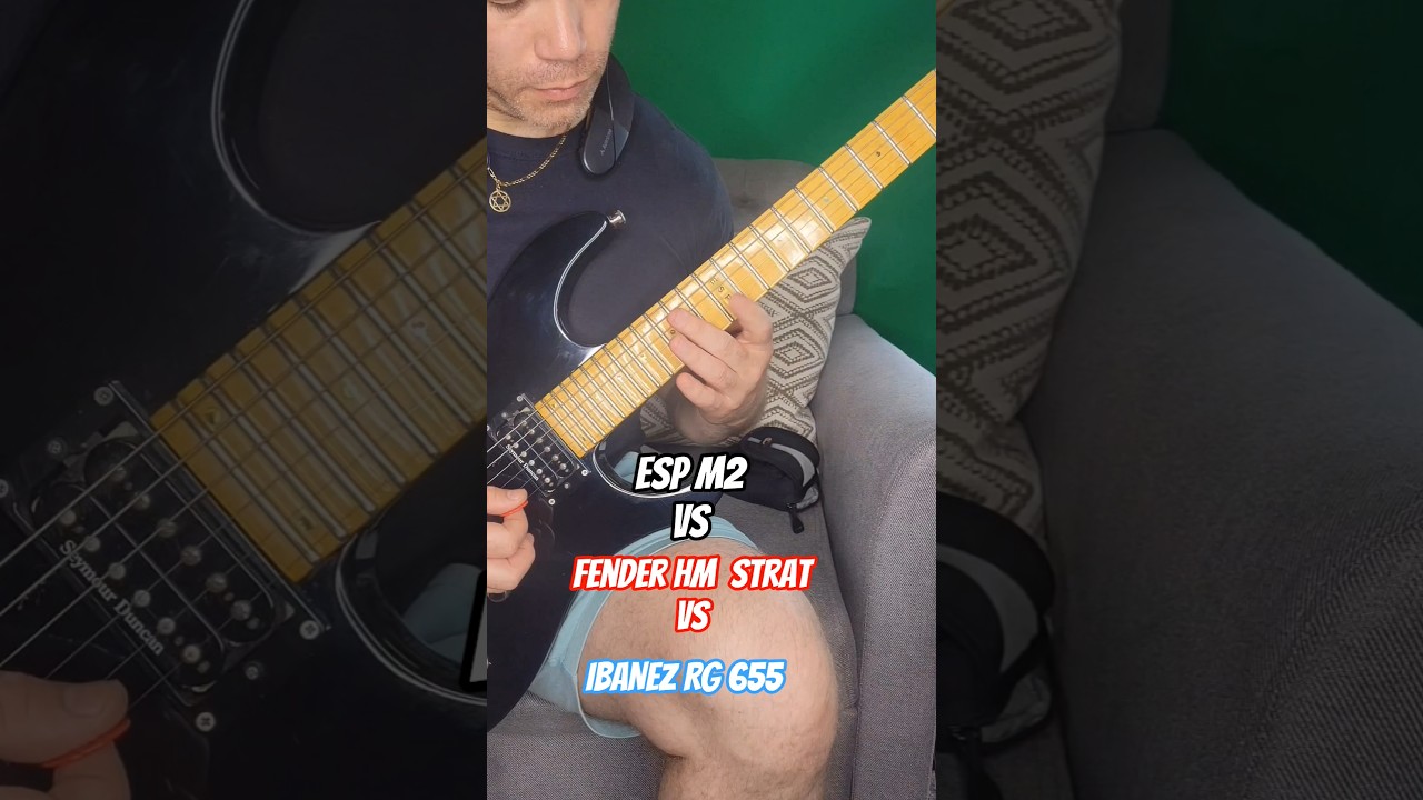 ESP VS FENDER VS IBANEZ #guitar #ESP #FENDER #IBANEZ
